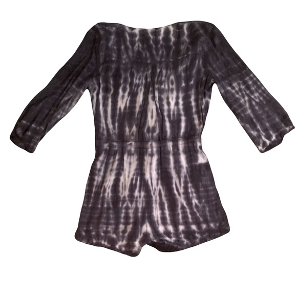 Anthropologie Cloth & Stone Tie Dye Romper - S - Picture 7 of 15